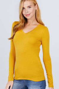 OEM Designs Women Long Sleeves t Shirts V Neck with High Quality <b>Material</b> and Custom Printing Methods - Product Image 5