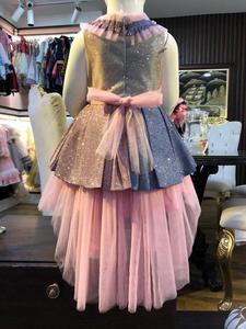 Pakistanais nouveau style Filles parti robe Offre Spéciale meilleur design printemps/eté enfants robes conceptions - Product Image 5