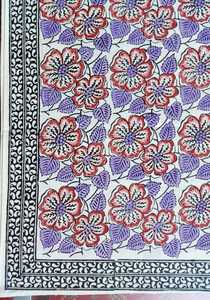 Nappe Moderne Indienne Faite Main Personnalisable en Pur Coton Imperméable avec Imprimé Floral pour Salle à Manger et Décoration Intérieure Halloween - Product Image 3