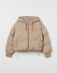 Chaqueta con capucha para mujer, de alta calidad, con estampado personalizado, Color sólido, informal - Product Image 1