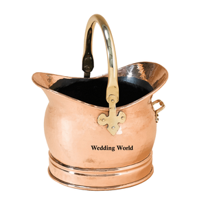 Metal Kindling Bucket Premium Quality Handmade Designer Wholesale Ash Bucket Customized Size Garden Ware Metal Coal Bucket - Product Image 1