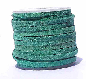 Alta calidad, 100 metros, 4mm de ancho, cuero plano, Color rápido, cordón de cuero de encaje liso, joyería sostenible, salpicaduras de Findings-SL-130 - Product Image 1