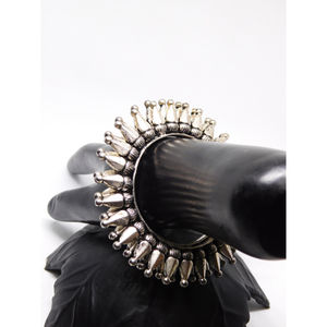 latest design handmade silver oxidised kolhapuri <b>bangles</b> for girls and women - Product Image 1