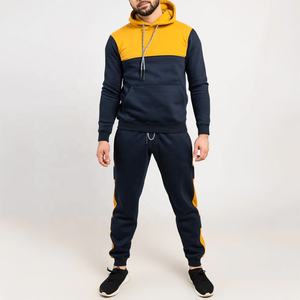 Survêtement de Jogging deux tons pour hommes, personnalisé de haute qualité, vêtement à la mode, Slim, bloc de couleur - Product Image 1