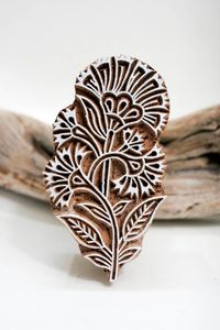 <b>Wooden</b> <b>Block</b> Stamps Woodenblockstamps Hand Carved Fabric <b>Block</b> Textile Printing Henna, Scrapbook Print and Home Decor, - Product Image 2