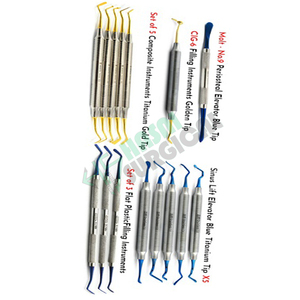 Hasni-Conjunto de instrumentos de llenado, compuesto Dental, antiadherente, recubierto de titanio, venta al por mayor - Product Image 6