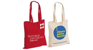 Sacs à provisions fourre-tout en coton gris écologique avec logo personnalisé motif lettre simple emballage en vrac à la mode cadeaux promotionnels - Product Image 2