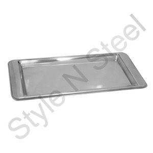 ถาดสแตนเลสแบบหนาถาดสี่เหลี่ยมถาดสแตนเลสเครื่องครัว - Product Image 1
