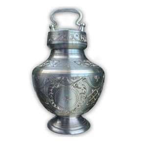 Urne funéraire américaine pour adultes ODYSSEY, articles funéraires Brassworld India, fabriquée en métal et laiton durables, modèle FU-189 - Product Image 1