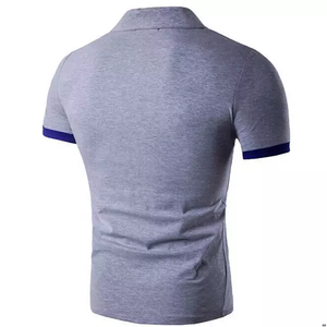T-shirt de golf à manches courtes personnalisé pour hommes 100% coton, technique de maillot respirant délavé de grande taille avec logo par sublimation pour la conception de polo - Product Image 4
