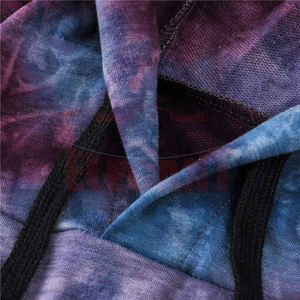 เสื้อฮู้ดลำลองสำหรับผู้หญิง แขนสั้น สำหรับฤดูหนาว คุณภาพสูง ดีไซน์ทันสมัย ปักลายอย่างประณีต คอฮู้ด  รับสั่งทำสีและโลโก้ - Product Image 5