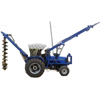 Machine de forage hydraulique PRL jusqu'à 15-30 mètres, montée sur tracteur, haute sécurité, 20 tonnes, à vendre