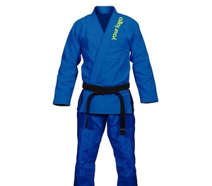 Traje de Jiu Jitsu hecho a medida de alta calidad para hombres, de algodón de Pakistán Material, conjunto de artes marciales de Karate profesional, estilo Unisex - Product Image 1