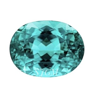 Piedra preciosa de apatita natural de corte de cojín de 5mm al por mayor piedra suelta facetada de calidad fina NEON & PARAIBA APATITE IGI certificado - Product Image 2