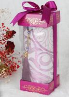 Coffret cadeau musulman Tapis de prière Tasbih Boîte cadeau islamique transparente pour le Ramadan Cadeaux de mariage et souvenirs musulmans Couverture de Coran