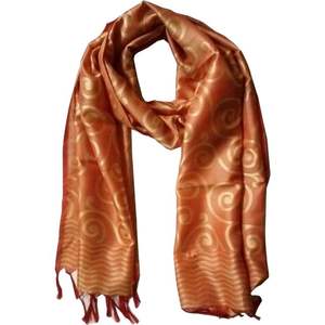 Foulard indien, motif jacquard, Varanasi, écharpe - Product Image 1