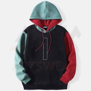 เสื้อฮู้ดดี้ผู้ชายคุณภาพสูง ดีไซน์เนอร์ 80% ผ้าฝ้าย 20% ผ้าฟลีซ แบบสวมหัว ปักโลโก้ตามสั่ง กันน้ำ เป็นมิตรกับสิ่งแวดล้อม ขายดีที่สุด - Product Image 4