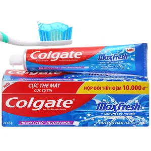 Colgatte牙膏350克Maxfresh薄荷冰袋2批发