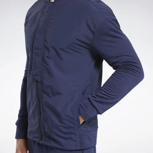 Chándal de invierno tricot de poliéster de alta calidad para hombre, chándal de entrenamiento liso de estilo informal con cuello levantado y cremallera para niños - Product Image 6