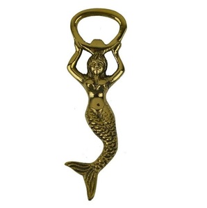 Logo personnalisé imprimé en gros fait à la main élégant moderne hippocampe émail classique élégant Vintage fantaisie décoratif ouvre-bouteilles - Product Image 2