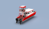 Bateau de sauvetage en océan de 9m, fait sur mesure, nouveau,