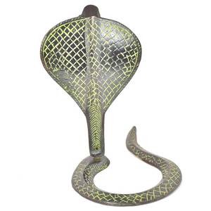Figura decorativa hecha a mano de latón antiguo, escultura de Cobra Nag Devta, estatua llamativa, piezas de decoración, artículos de regalo - Product Image 4