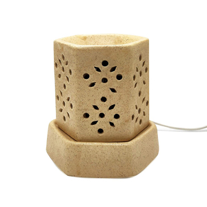 Handcrafted <b>Ceramic</b> Electric Aroma Oil <b>Diffuser</b> Table <b>Diffuser</b> | Essential Oil Burner for Home Fragrance Spa Decor New Arrival - Product Image 1
