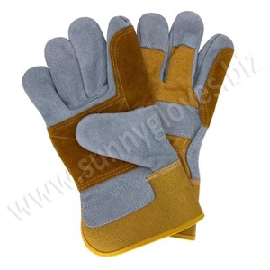 Protection industrielle gants de sécurité en cuir de vache gants de travail - Product Image 4