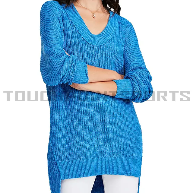 Sweaters Women Custom 2022 Deep V Neck Solid Color Vintage Cos Crewneck Oversized Sweaters Women