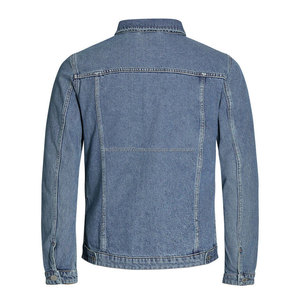 Chaqueta Bomber de cuero para hombre, cazadora informal clásica personalizada, precio al por mayor - Product Image 6