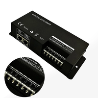 DMX 512 3CH 4CH x 8A Décodeur DMX A MENÉ Le Contrôleur 3 Canaux 4 Canaux Conducteur RVB RGBW LED Bande DC 12V-24V Haute Qualité DMX Décodeur