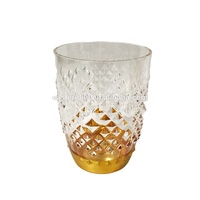Taiwan 15oz Gold Farbe Kunststoff Acryl Personal isiertes Glas für Wein