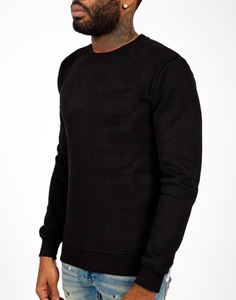 Sudadera lisa de manga larga para hombre, con Logo personalizado y cuello redondo, ropa para parte superior masculina - Product Image 6