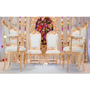 Belle Or Blanc Mariage Mandap Chaises Mariage Hindou Traditionnel Vedi Mandap Chaise De Cérémonie De Mariage Indien Mandap Chaise - Product Image 1
