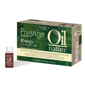 Erreelle Prestige Oil Nature Energy, Aceite Capilar con Extracto de Ortiga y Vitamina E, 8x8ml, Tratamiento Antienvejecimiento y Prevención de la Caída del Cabello, Sin Enjuague - Product Image 1