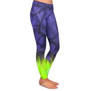 Leggings personalizados inspirados en el Bosque de Espinas y Maléfica - Leggings capri o largos - Product Image 1