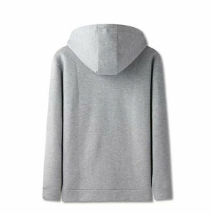 Sweat à capuche sport 100% coton polaire personnalisé pour hommes décorations de broderie de diamants à rayures respirantes surdimensionnées lourdes - Product Image 4