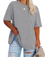 Nouveaux T-shirts pour femmes en gros, écologiques, respirants, à épaules tombantes, surdimensionnés, couleur et logo personnalisés, style hip-hop