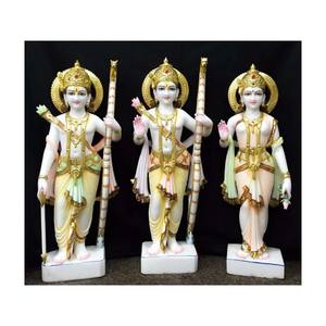 หินพระเจ้า Ram Darbar รูปปั้นหินอ่อน - Product Image 1