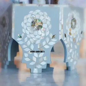 Donuts mère de perles, incrustation de perles, tiroirs de rangement, chocolat, jungle, dubaï, arabie saoudite, QATAR, kumit - Product Image 1