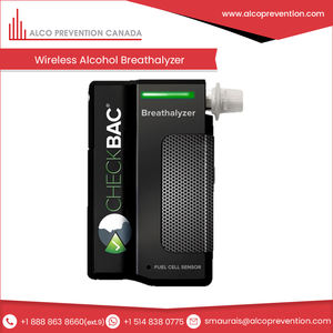 เครื่องวัดปริมาณแอลกอฮอล์แบบไร้สาย Breathalyzer,ได้ผลลัพธ์ที่แม่นยำและง่ายดายสำหรับการซื้อแบบสากล - Product Image 2