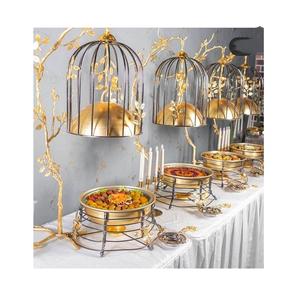 Plato de frotamiento para servir de madera y acero inoxidable a granel con la mejor calidad, plato de frotamiento para hoteles para venta al por mayor - Product Image 6