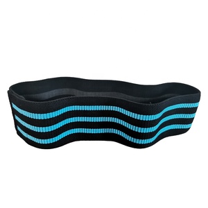 Blue Striped Squat & <b>Booty</b> Exercise Bands-Durable Resistance Bands with Custom Logo Option Wholesale Drop Shipping - Product Image 1