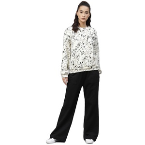 ชุดกีฬาสองชิ้นลายแฟชั่นใหม่สำหรับผู้หญิงชุดวอร์มแนวสตรีทแบบซับลิเมชันพร้อมสเวตสูท2ชิ้น - Product Image 1