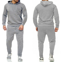 Survêtement de sport pour homme, coupe slim, respirant, séchage rapide, grande taille, avec logo personnalisé sur le devant, motif uni, pour la gym et le fitness
