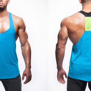 Stringers Vest Gold Supplier Gym Tank Top Custom Printed Stringers Vest T-Back Singlets - Product Image 4