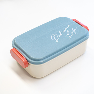 Slim Lunchbox Bento Box with Clip BPA-Free Microwave