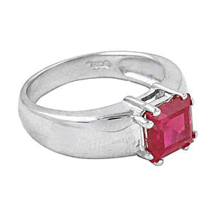 Anillo DE PLATA 925 con Zirconia cúbica rosa, piedras preciosas bonitas de alta calidad, joyería para bodas y fiestas, diseño de moda fino - Product Image 3