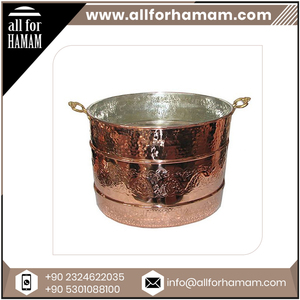 Cubo de espuma martillado hecho a mano, cobre con y sin asas, precio más barato - Product Image 6