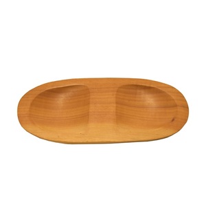 Plateau de service en bois pour fêtes de mariage, décoration de table, plateau de service unique et élégant pour restaurants hôtels et cafés - Product Image 1